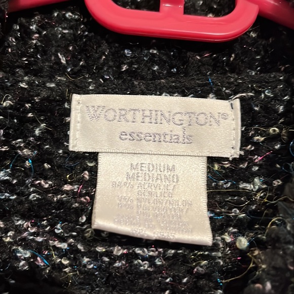 Worthington Essentials Women’s medium black sweater. Excellent condition - Picture 3 of 5